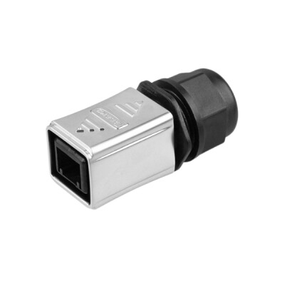 YT-RJ45-CPE-03-001 Su Geçirmez Ethernet Konnektörü - Erkek