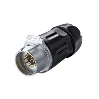 LP-20-C12PP-01-001 12-Pin Su Geçirmez Konnektör - Erkek