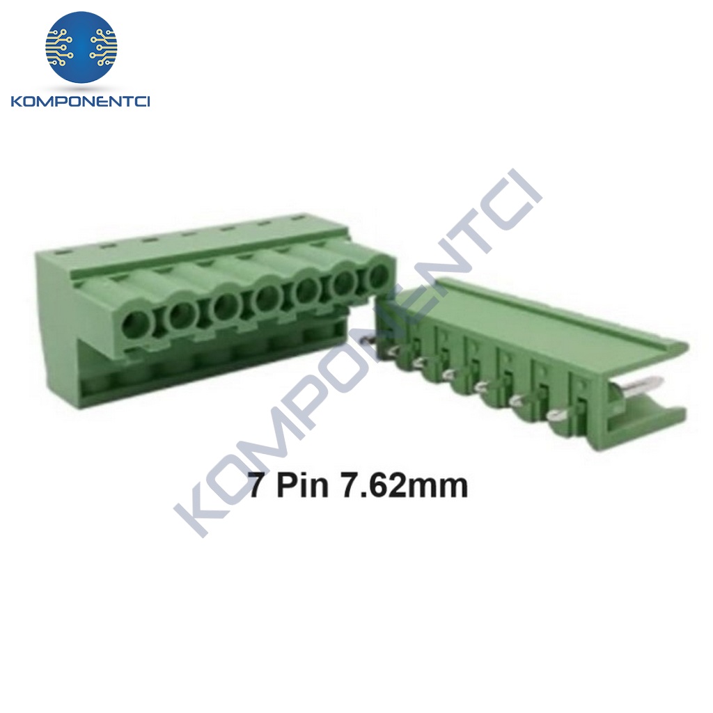 7 Pin 7.62mm Geçmeli 180C Takım Klemens