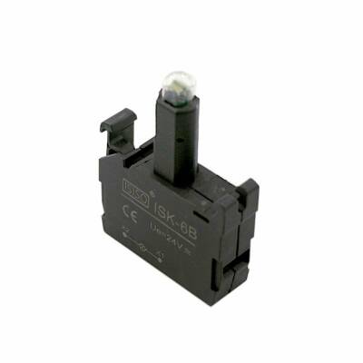 ISK-6B 24V Buton Işık Kontağı - Mavi