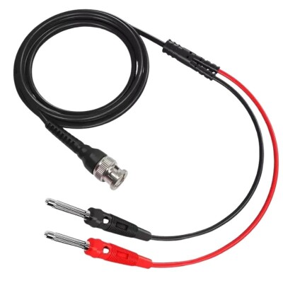 P1008A BNC Q9 - 4mm Banana Dönüştürücü Osiloskop Kablosu - 120cm