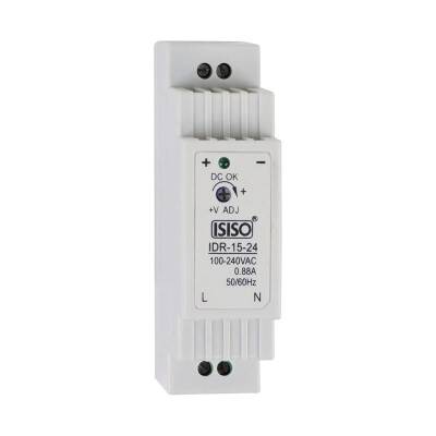 IHDR-15-24 - 15W 24VDC 0.7A Raya Montajlı Güç Kaynağı