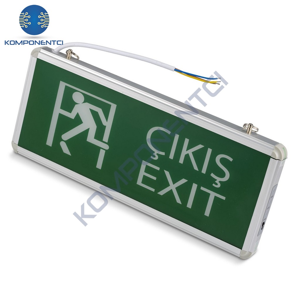 Noas 3W Çift Yönlü Exit Led Acil Çıkış Armatürü