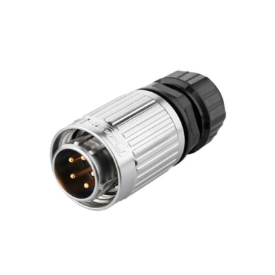YW-20-C05PE-03-001 5-Pin Su Geçirmez Konnektör - Erkek
