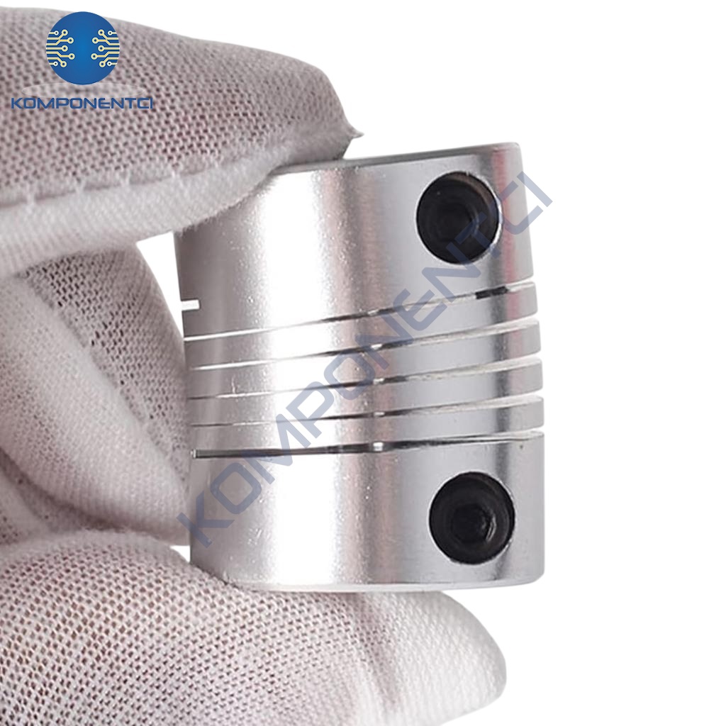 5x5mm Esnek Kaplin Alüminyum 3D Yazıcı CNC Uyumlu