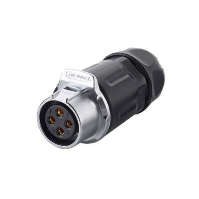 LP-20-J04PP-01-001 4-Pin Su Geçirmez Konnektör - Dişi