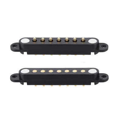 7-Pin 2.54mm Pogo Pin Manyetik Konnektör Takımı - Kulaklı