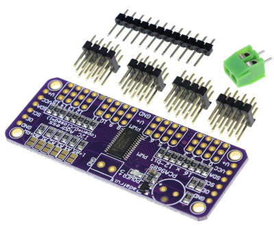 16 Kanal I2C PWM/Servo Sürücü Kartı PCA9685