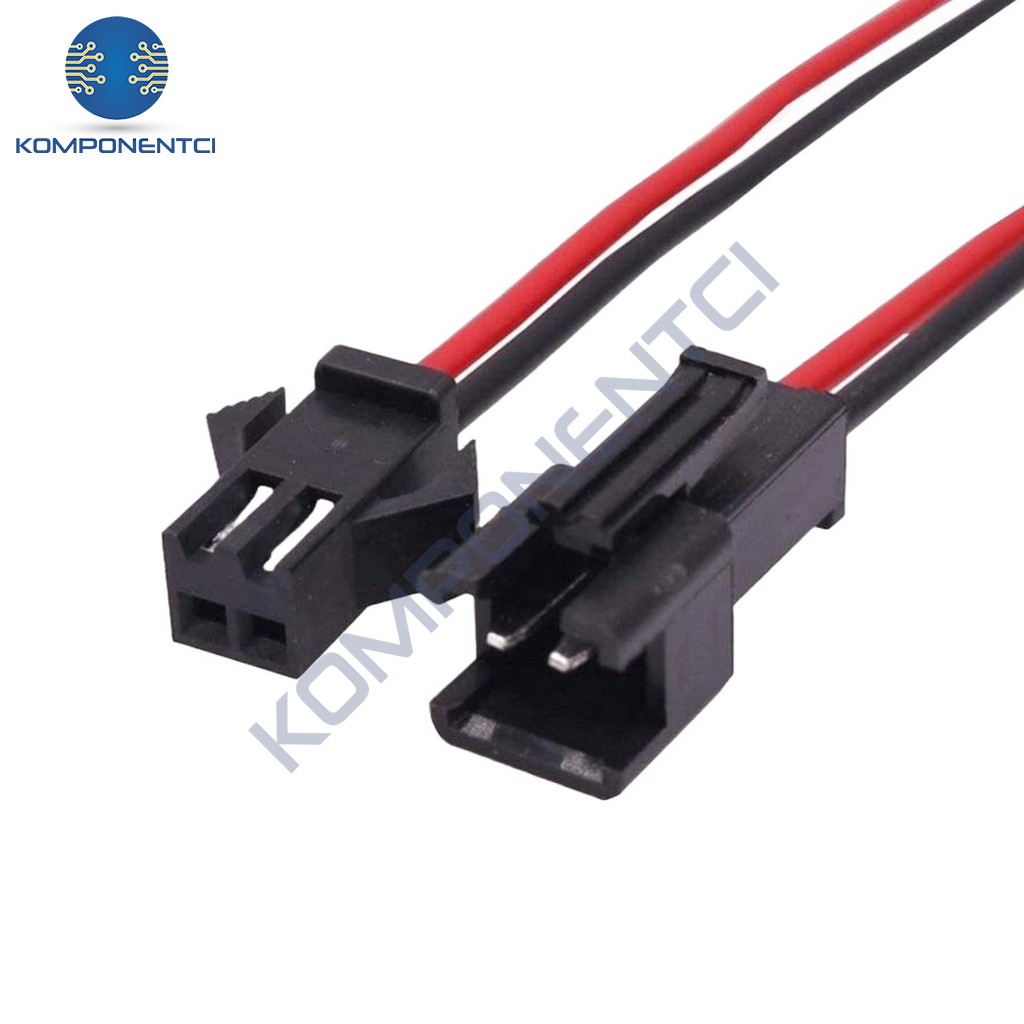 IC-261J-2 JST SM 2P Kablolu Konnektor Takım