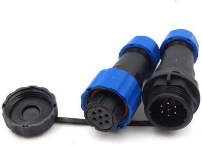 SD16 7 Pin 16mm Su Geçirmez Konnektör Takımı