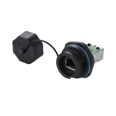 YT-RJ45-JSX-01-001 Su Geçirmez Ethernet Konnektörü - Dişi