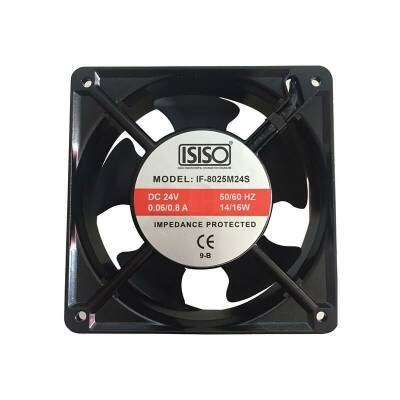 IF-8025M24S 24VDC Soğutucu Fan 80x80x25mm