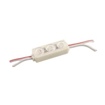 3'lü Mercekli Mini Modül Led - Mavi 12V 0.5W