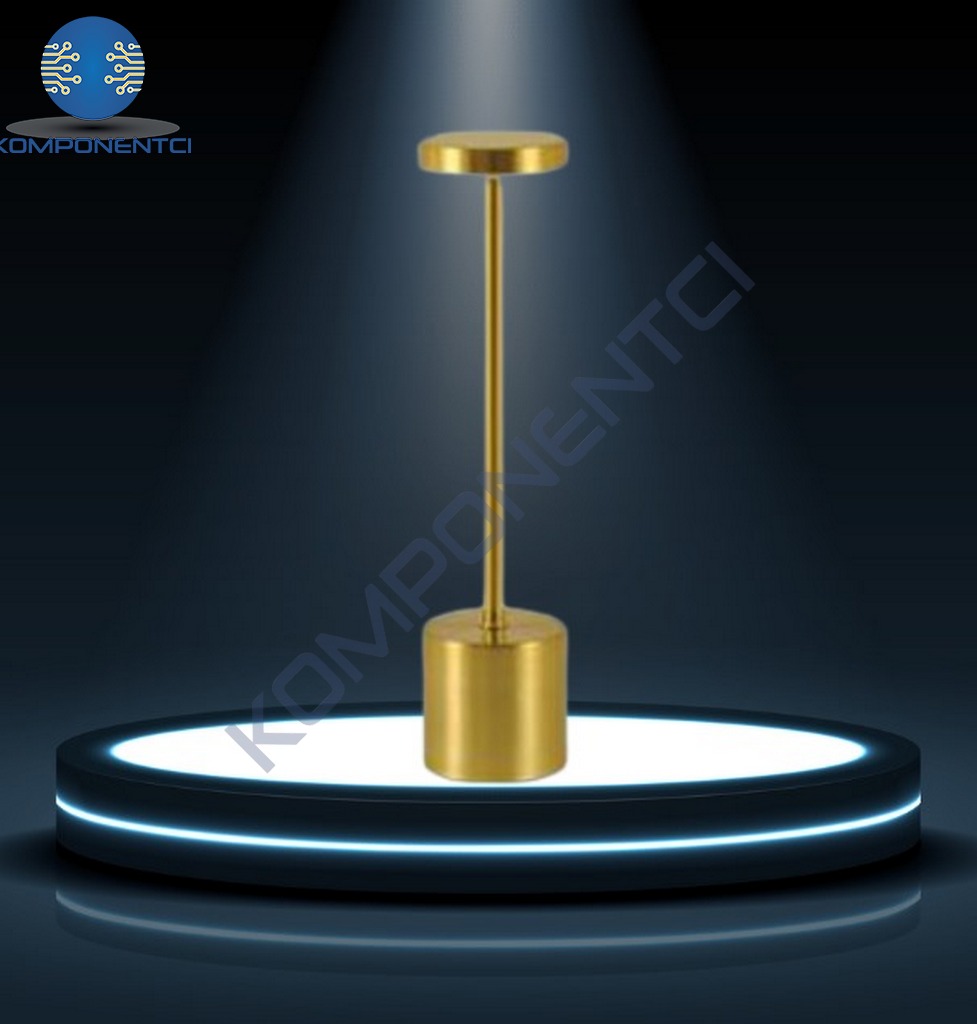NOAS Midilli Gold Renk Led Dokunmatik Masa Lambası Şarjlı YL86-1237
