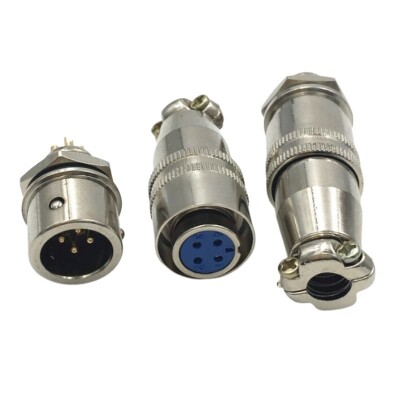 XS8 4 Pin 8mm Su Geçirmez Konnektör Takımı