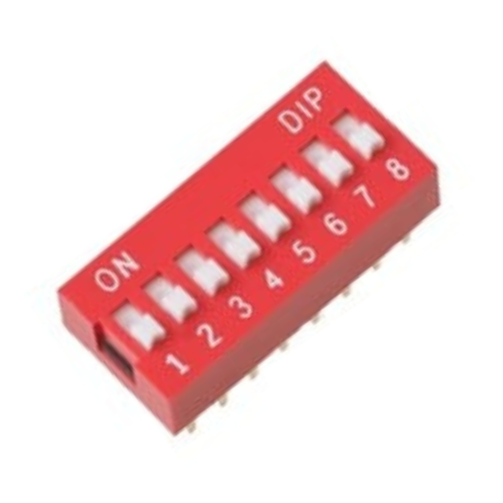 8'li DIP Switch (Piyano Tip)