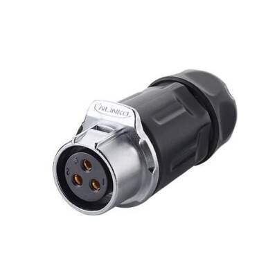 LP-20-J03PP-01-001 3-Pin Su Geçirmez Konnektör - Dişi