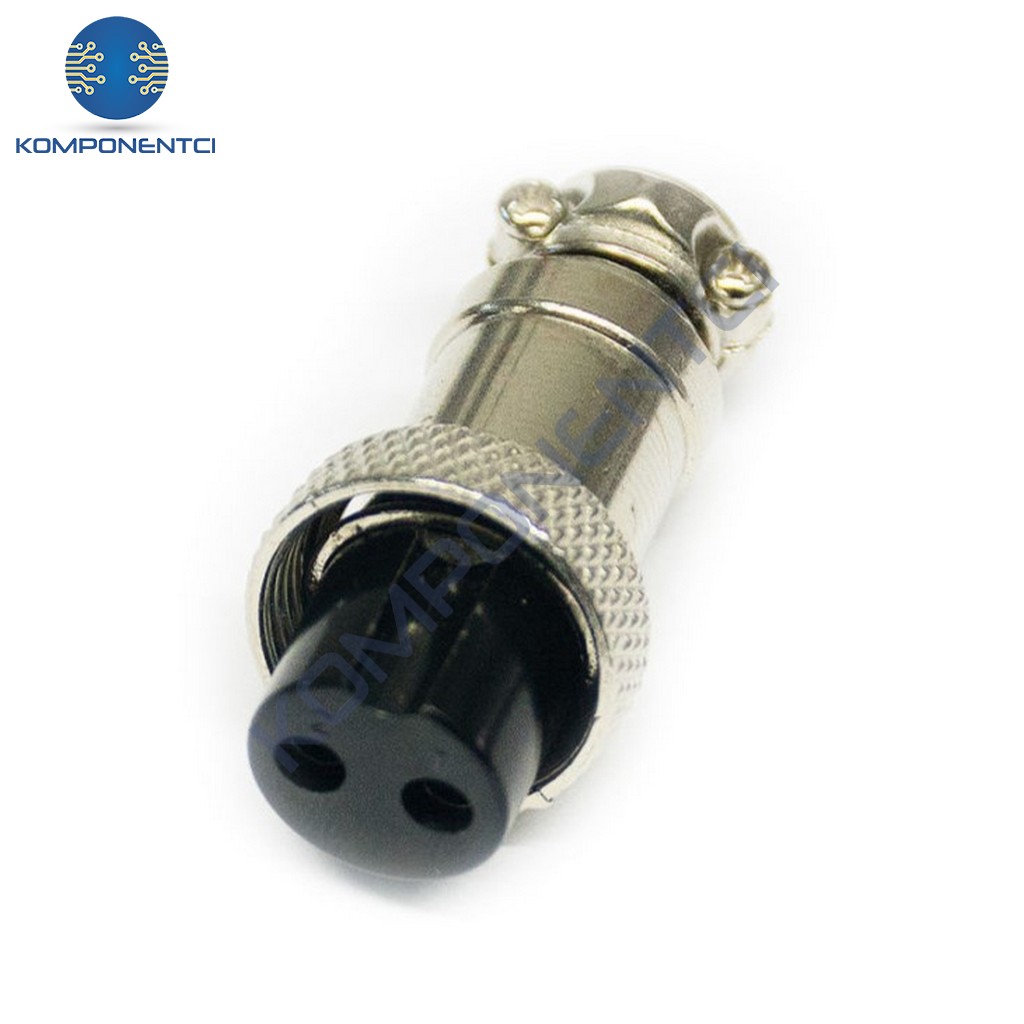 IC-261M 12mm Mayk Dişi Şase 2P Konnektör