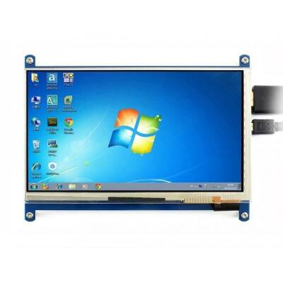 WaveShare 7 Inch (C) 1024x600 Dokunmatik HDMI Ekran