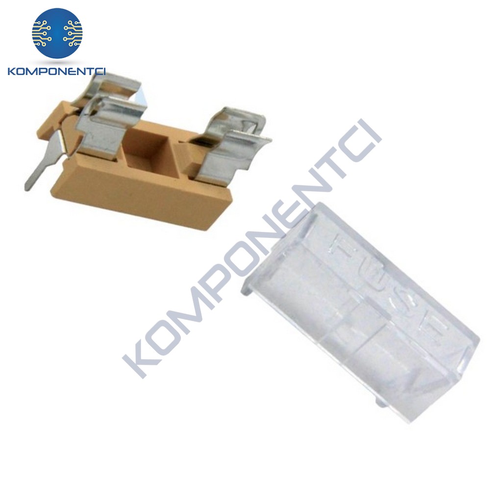 IC-237A Sigorta Yuvası 5x20mm Kapaklı PCB