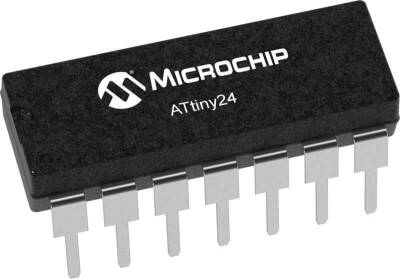 ATTINY24V-10PU DIP-14 10MHz Mikrodenetleyici