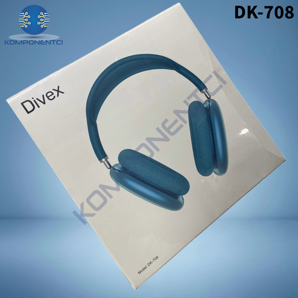 Divex Apple Uyumlu Airpods Max Kulaküstü Kulaklık DK-708 Mavi