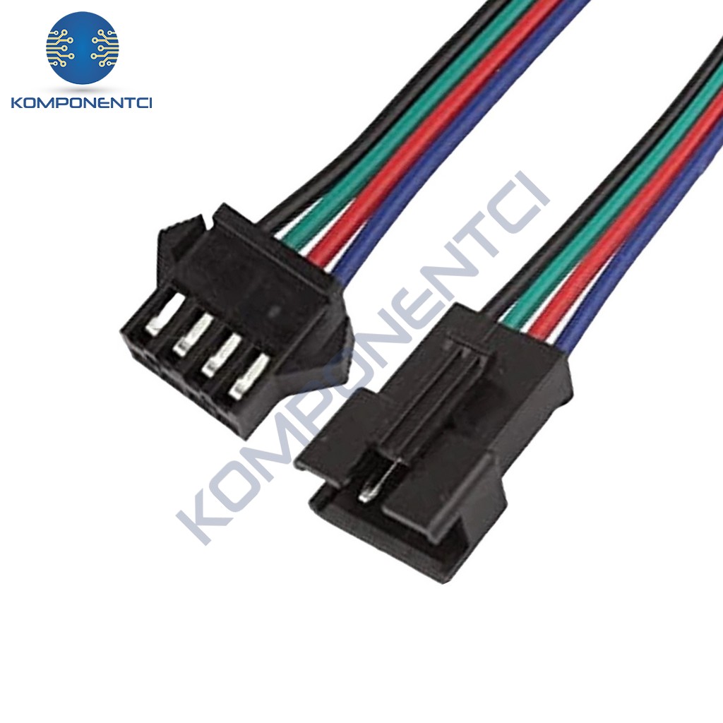 IC-261J-4 JST SM 4P Kablolu Konnektor Takım