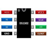 DS1302 Smd RTC Gerek Zaman Entegresi Soic-8