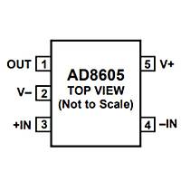 AD8605ARTZ-R2 Smd Operasyonel Amplifikatör Entegresi Sot23-5