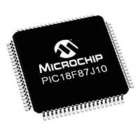 PIC18F87J10 I/PT SMD 8-Bit 40MHz Mikrodenetleyici TQFP-80