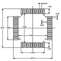 STM32F072C8T6TR Smd 32-Bit 48MHz Mikrodenetleyici LQFP-48