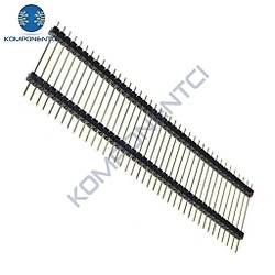 Erkek Pin Header 40 Pin 32 mm 2.54mm 1x40 180° Tek Sıra Çift Yönlü