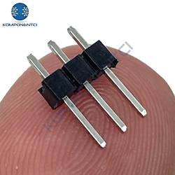 Erkek Pin Header 3 Pin 12 mm 2.54mm 1x3 180° Tek Sıra | Komponentci |