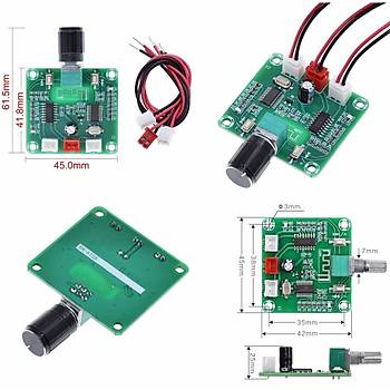 XH-A158 PAM8403 Bluetooth 5.0 Kablosuz Hoparlr Amplifikatr Devre Kart