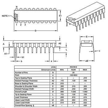 PIC16F690 I/P PDIP-20 8-Bit 20 MHz Mikrodenetleyici