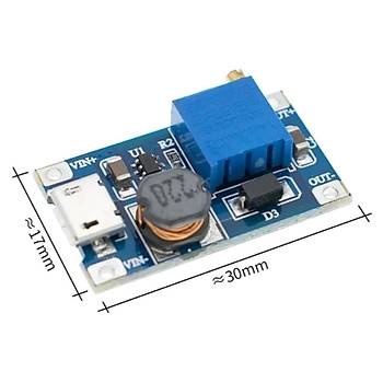 MT3608 2A Dc-Dc G Modl Micro USB kl