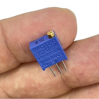 1K Trimpot - 3296 - W102 (Dik) ok Turlu