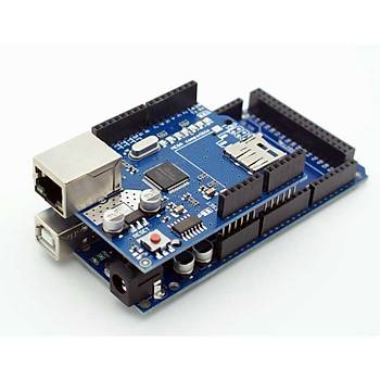Arduino W5100 Ethernet Shield + SD Kart Okuyuculu