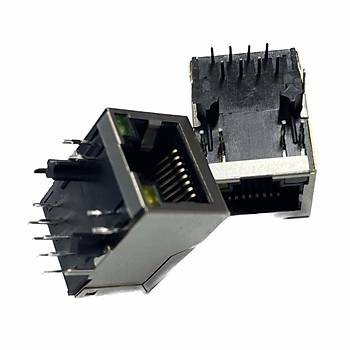RJ45 HR911105A Hanrun Trafolu Ledli Ethernet Balant Soketi