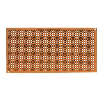 6x12.5 Delikli Bakr Plaket 60x125mm
