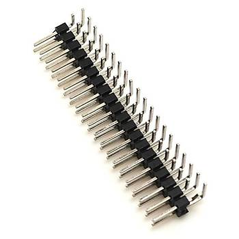 Erkek Pin Header 2X20 Pin Male 2.54mm 90 ift Sra