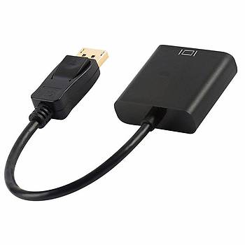 Displayport (M) To HDMI (F) evirici Adaptr Kablosu Siyah