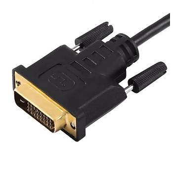 DVI-D (24+1) To Vga Aktif Dönüştürücü Adaptör Kablo Siyah (DVI-D Erkek - VGA Dişi)