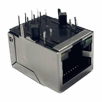 RJ45 HR911105A Hanrun Trafolu Ledli Ethernet Balant Soketi