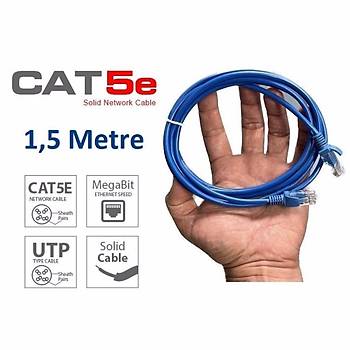 CAT5E Patch Modem Internet Ethernet LAN Network Kablosu 1.5m