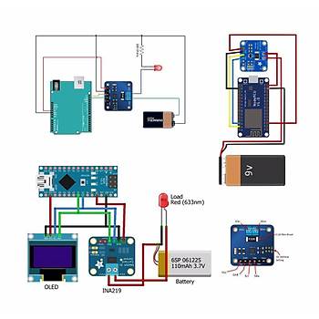 INA219 I2C ift Ynl Akm Sensr Modl