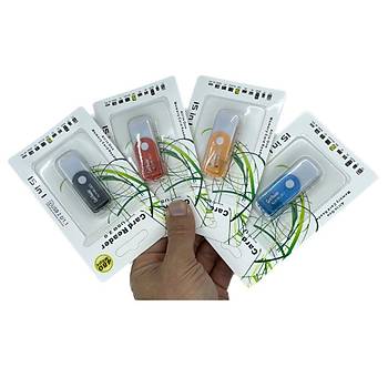 USB 2.0 oklu Harici SD-MMC Kart Okuyucu SD Card Reader