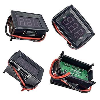 DC2.4V-30V 2 Kablolu 0.36 in Voltmetre