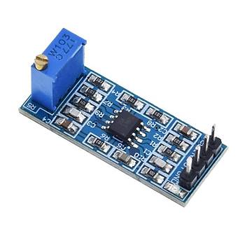 LM358 100x Sinyal Ykselte Amfi Modl