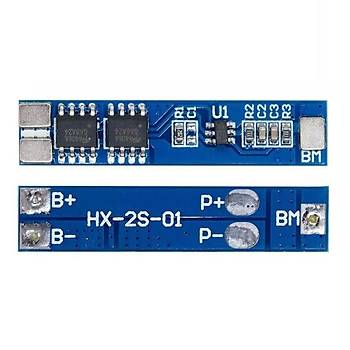 2S 5A LiPo 18650 BMS Pil arj Devresi Modl